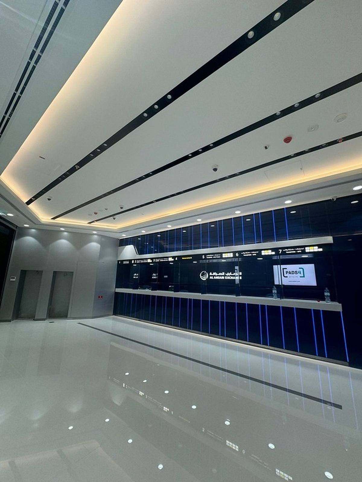 Al Ansari Exchange — Full fit-out — shell & core branch